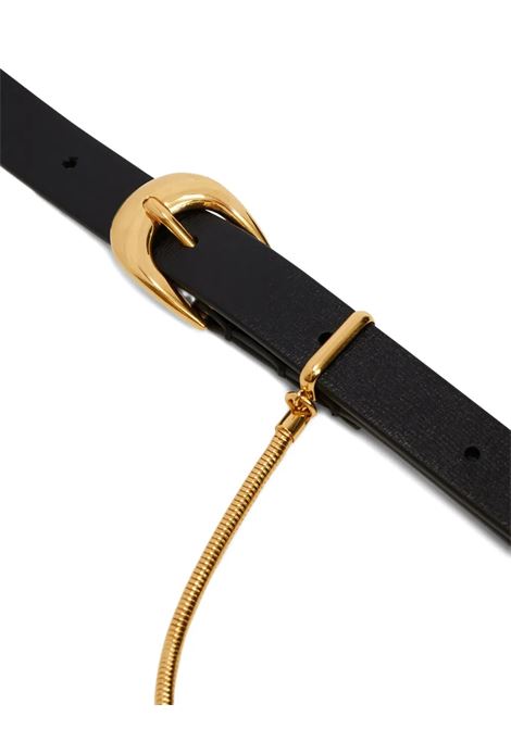 Cintura Nera Con Catena Dorata JIL SANDER | J08TP0014-P7368001